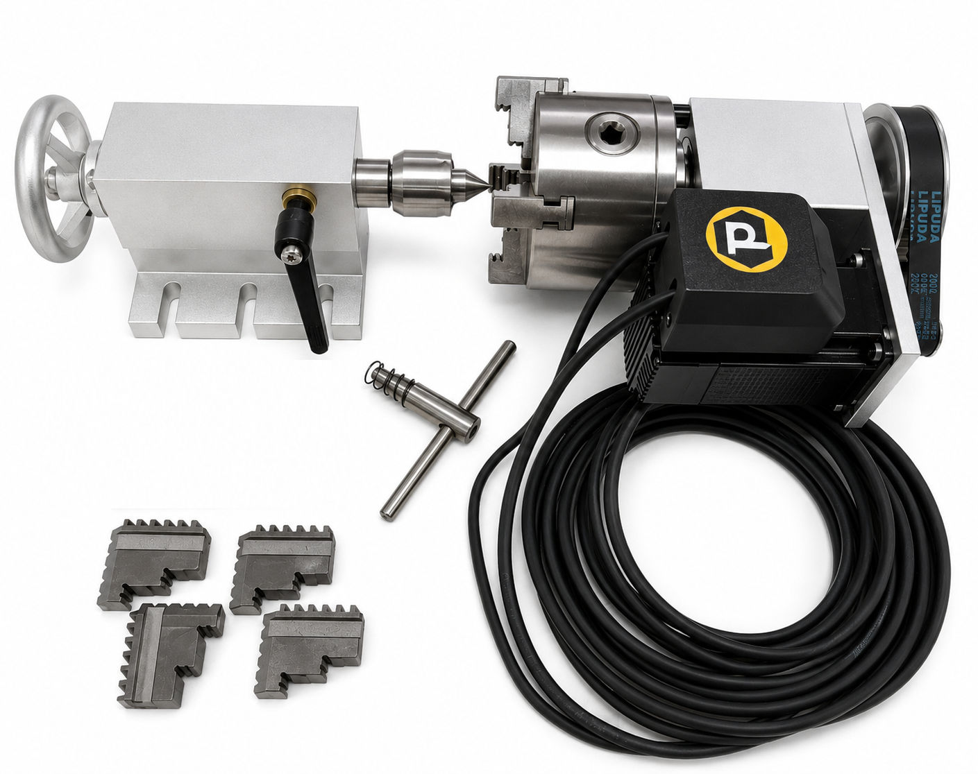 anemoi TDP 4コン PwnCNC 4th Axis Rotary for MASSO CNC | 100mm Chuck