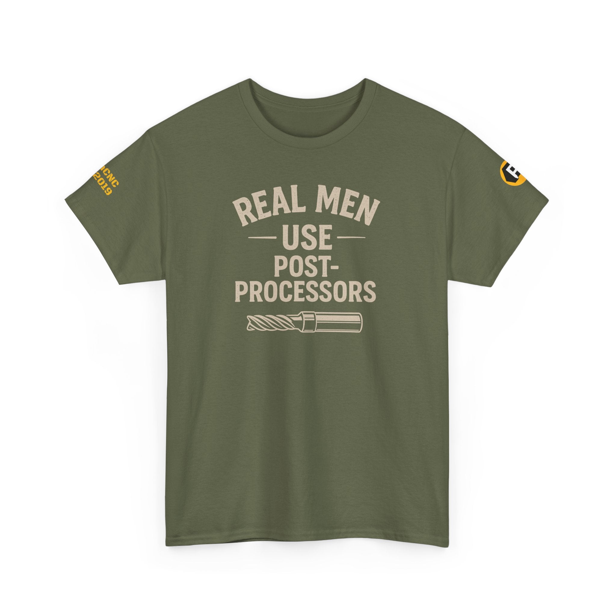 Real Men Use Post-Processors Tee, Funny Gift for Dads, Tech Enthusiasts, Father's Day, Birthday, Humor T-Shirt