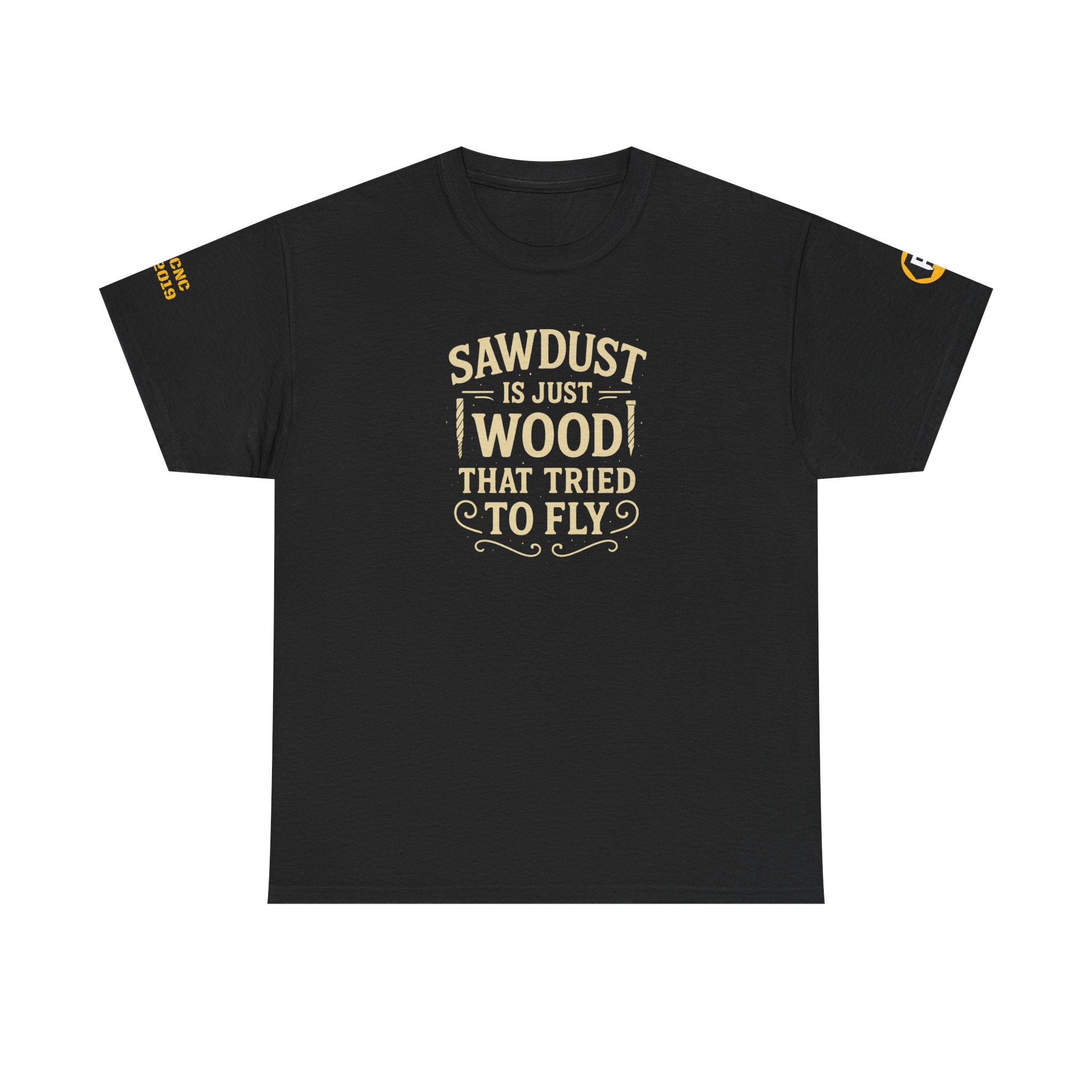 Sawdust Humor Tee, Funny Woodworking Shirt, Gift for Carpenters, Unisex Cotton T-shirt, Casual Wear, Dad Gift