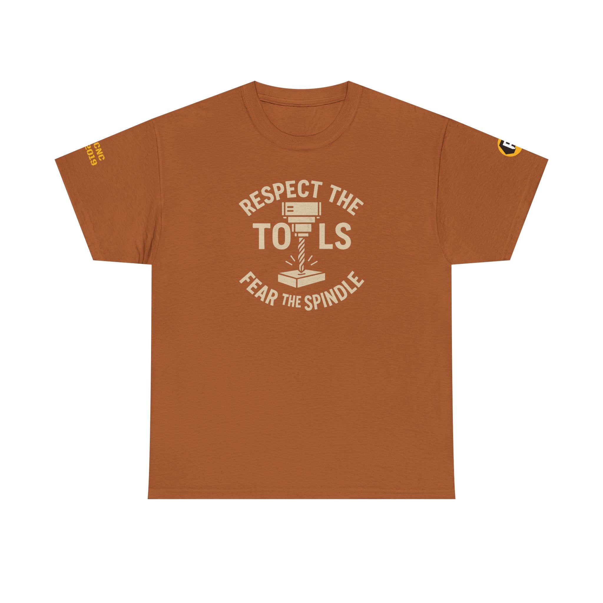 Respect the Tools Unisex Tee, Funny Graphic Shirt, Gift for Woodworkers, Artsy Casual Wear, Workshop Apparel, Creative Hobbyist Top