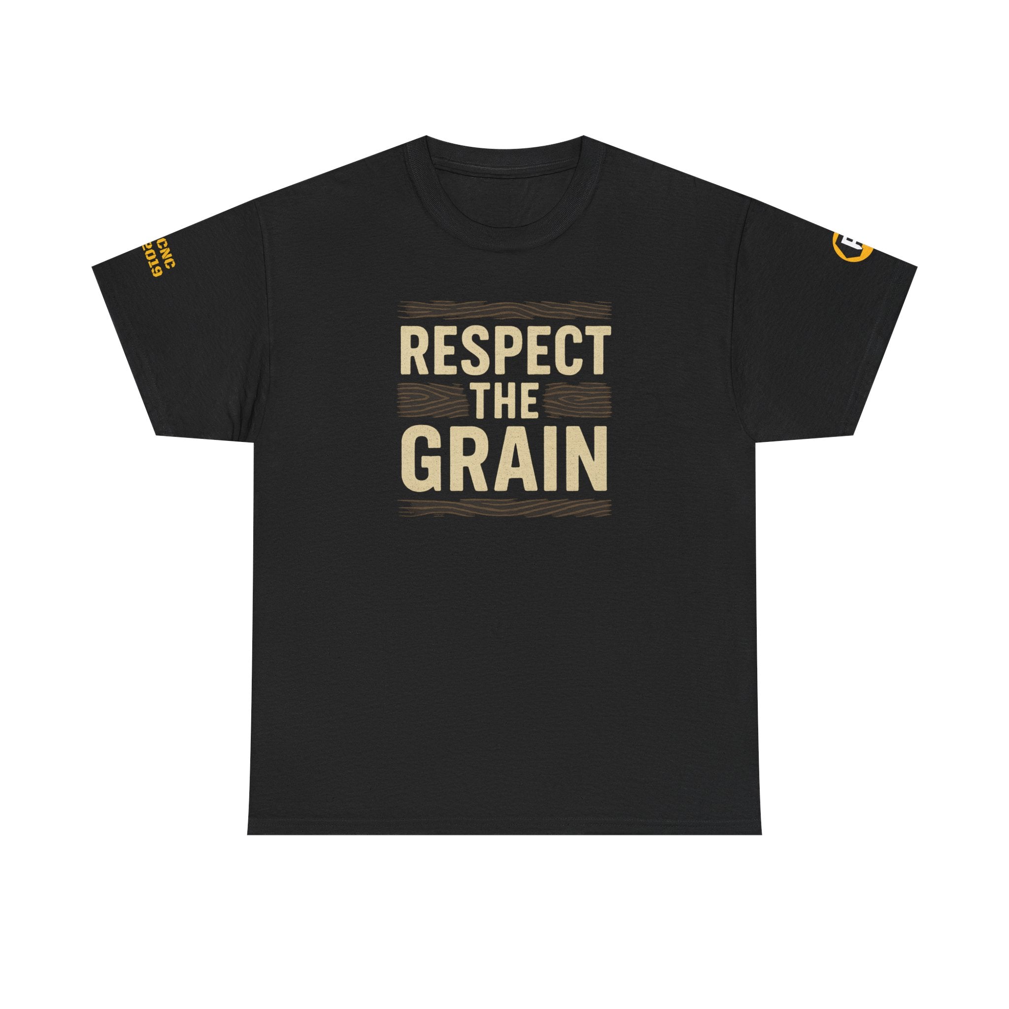 Respect the Grain Unisex Heavy Cotton Tee, Casual Graphic Tee, Gift for Foodies, Nature Lovers, Everyday Wear