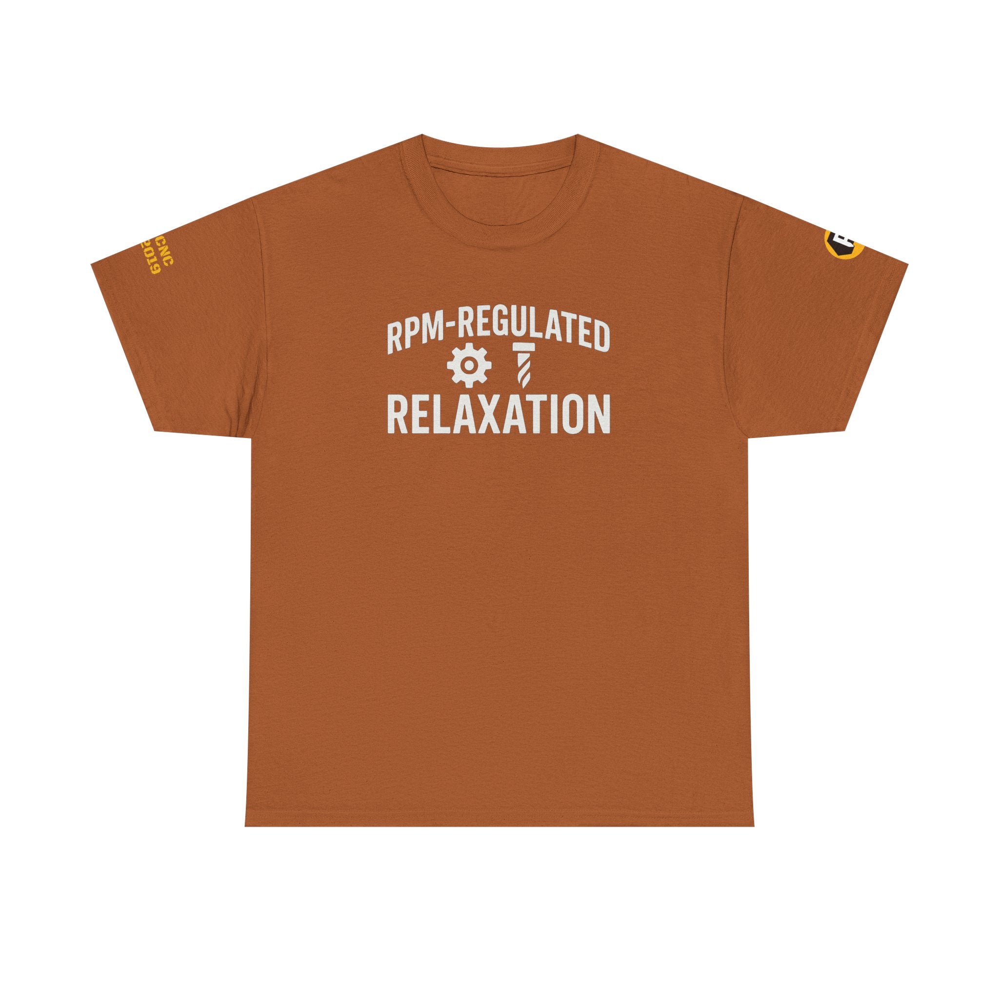 RPM-Regulated Relaxation Tee, Unisex Heavy Cotton T-Shirt for Comfort & Style, Perfect for Gifts, Casual Wear, Relaxation, No Stress Fashion