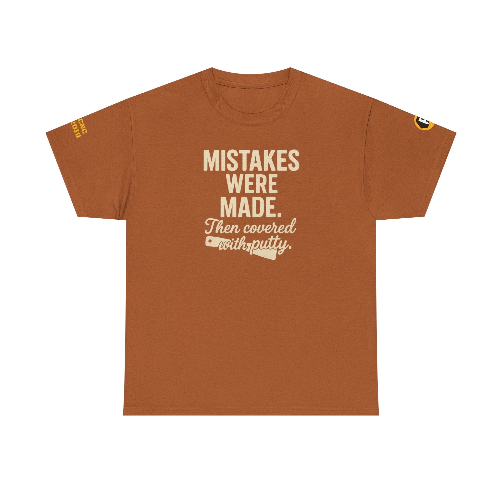 Mistakes Were Made Unisex Heavy Cotton Tee - Funny Quote T-Shirt, Unique Gift for Homeowners, DIY Enthusiasts, Casual Wear, Humor Apparel