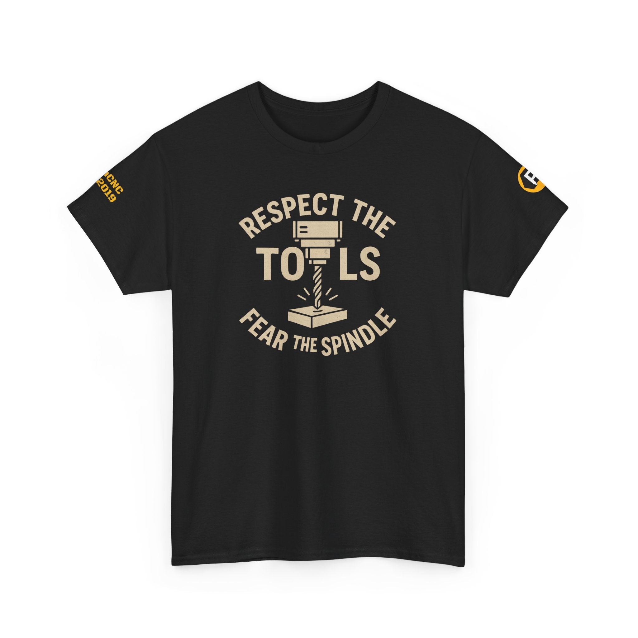 Respect the Tools Unisex Tee, Funny Graphic Shirt, Gift for Woodworkers, Artsy Casual Wear, Workshop Apparel, Creative Hobbyist Top