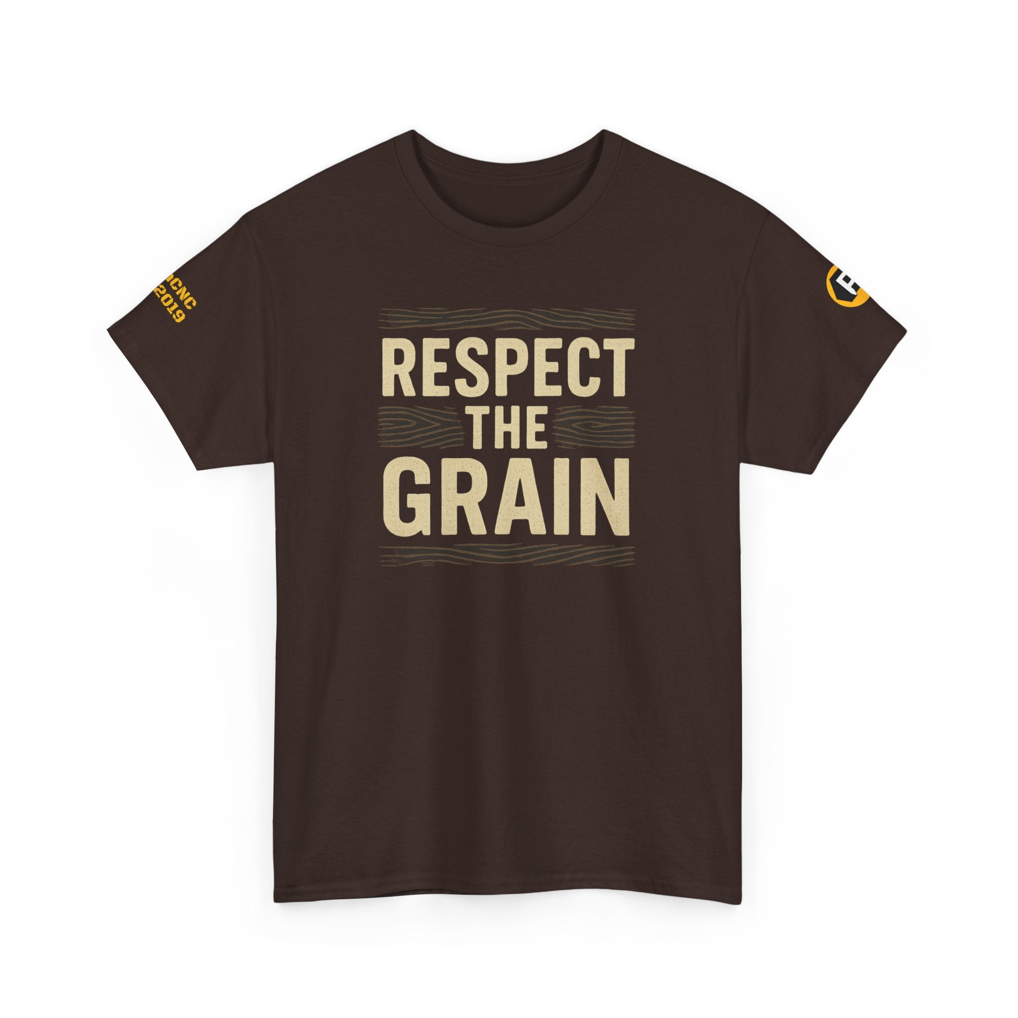 Respect the Grain Unisex Heavy Cotton Tee, Casual Graphic Tee, Gift for Foodies, Nature Lovers, Everyday Wear