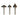 Large Body V-Bit Grooving Set 60, 90, 120 Deg for CNC Routers, 1/4 Shank