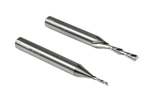 1/8 & 1/16 Down Cut Endmill Bits For CNC Routers, 1/4" Shank