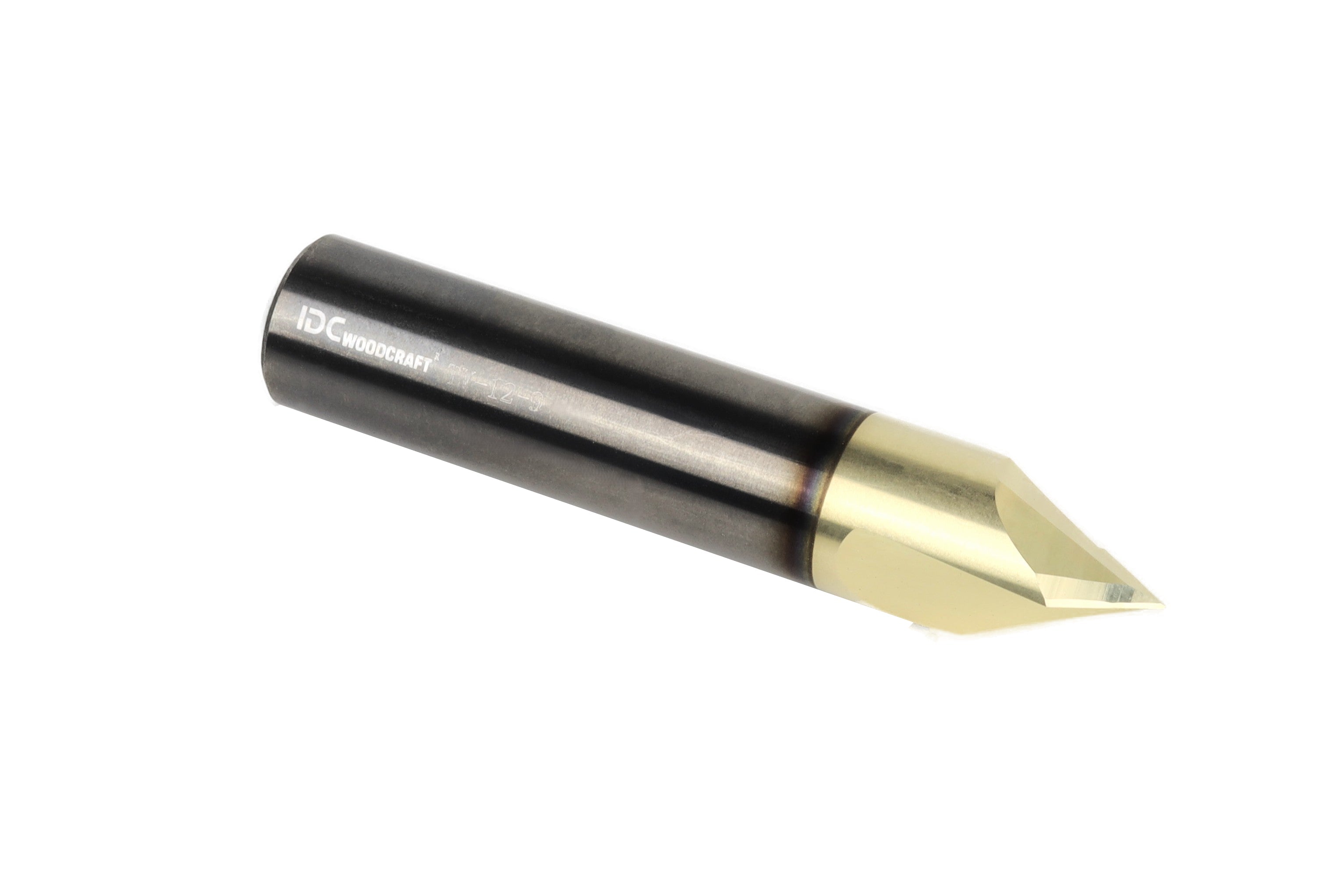 Ultra-Clean Cutting 90 Degree V-bit for CNC Routers, 1/2