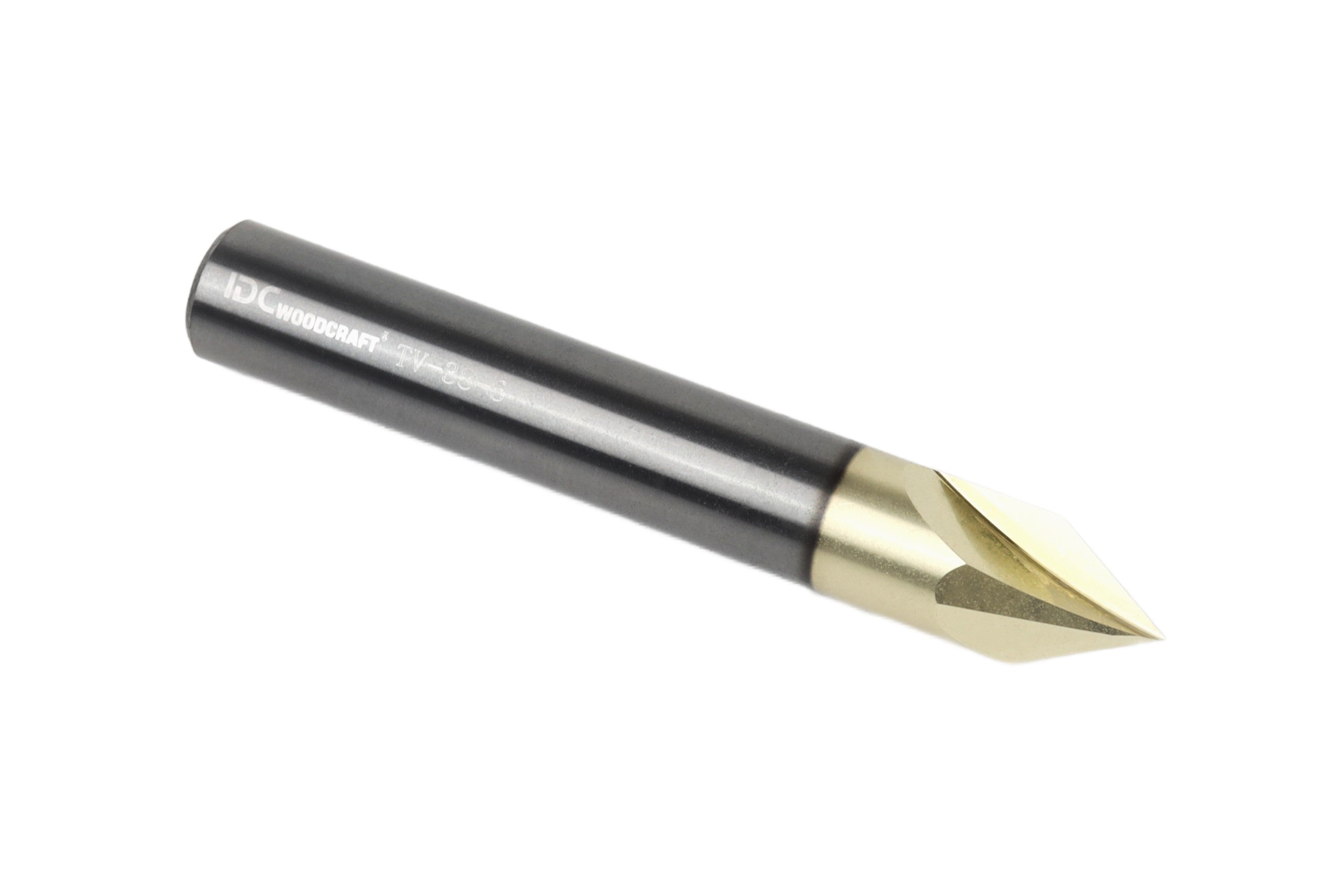 Ultra-Clean Cutting 60 Degree V-bit for CNC Routers, 3/8